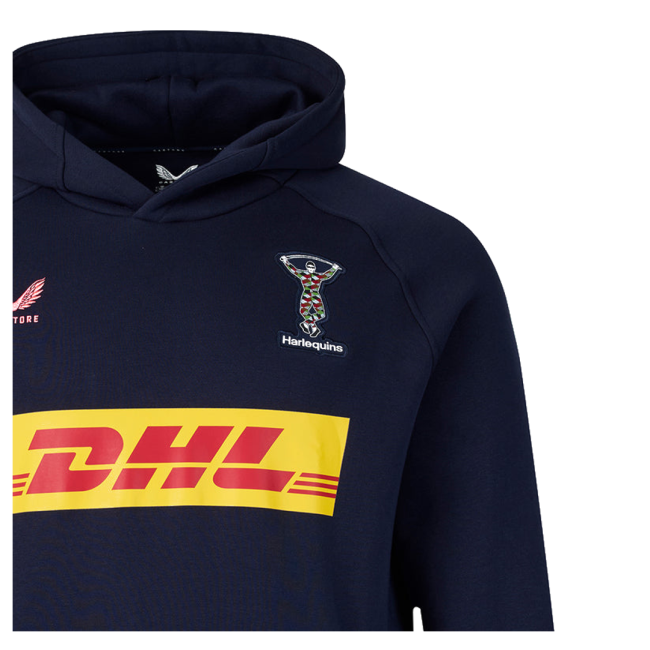 2026-2027 Harlequins Travel Hoodie (Navy)