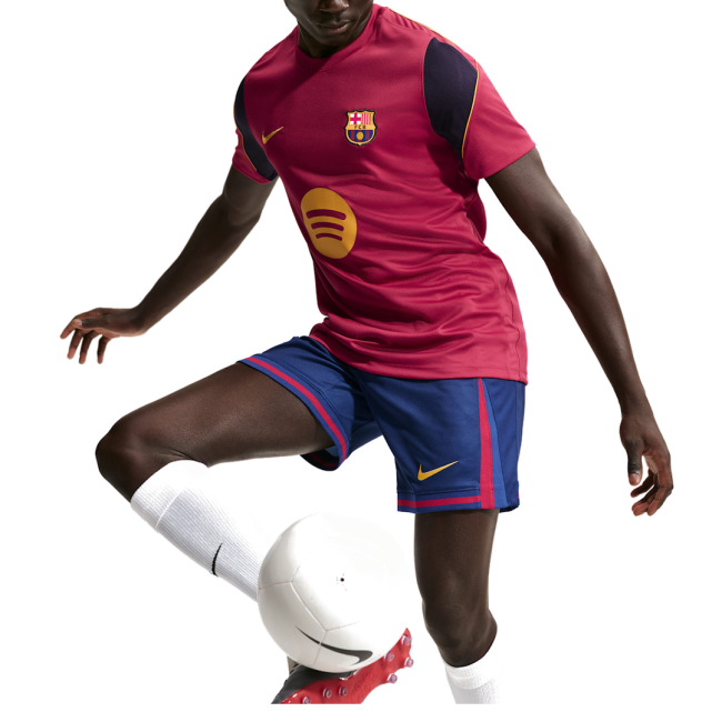 2026-2027 Barcelona Dri-Fit Strike Shirt (Noble Red)