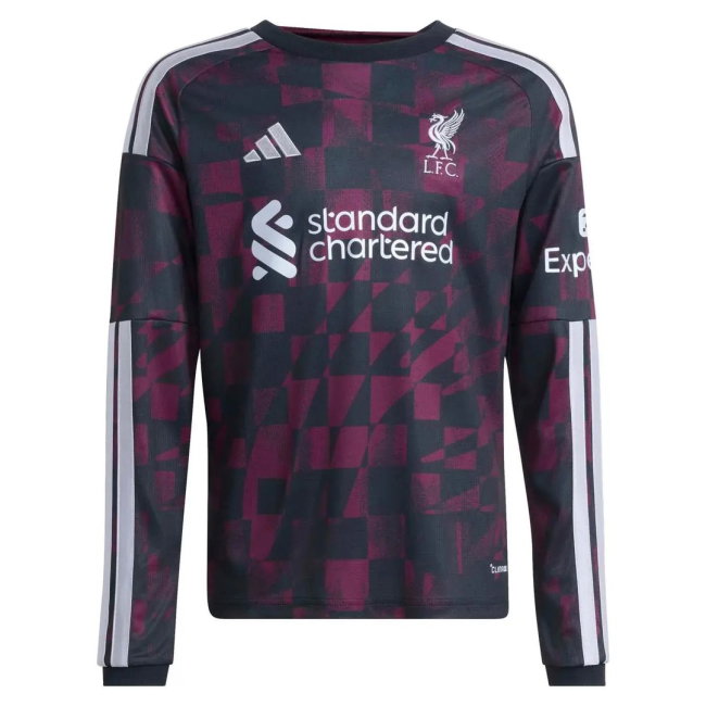 2026-2027 Liverpool Third Long Sleeve Shirt (Kids) (Ekitike 22)