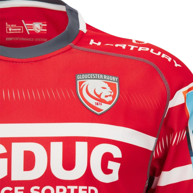 2026-2027 Gloucester Rugby Poly Home Replica Shirt - Kids
