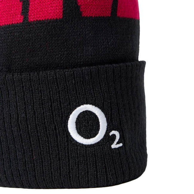2026-2027 England Rugby Bobble Beanie (Black)
