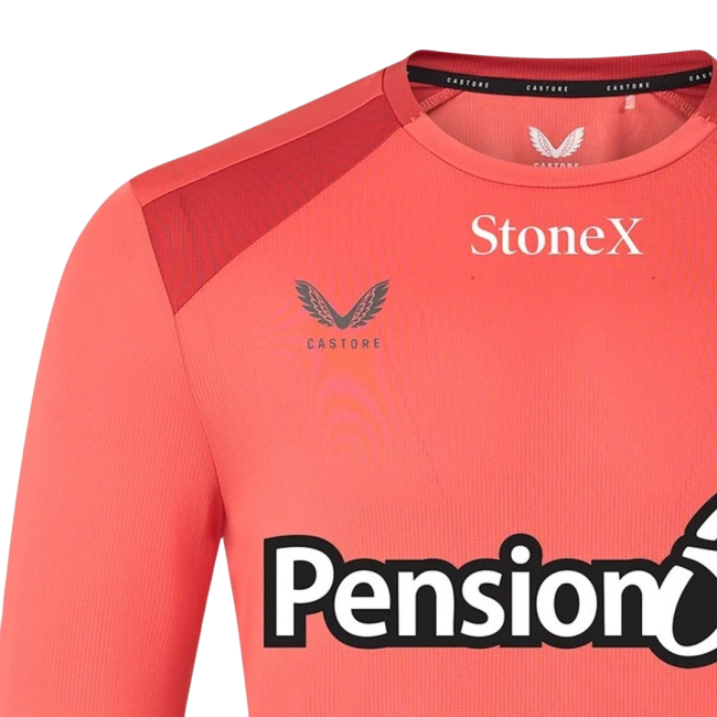 2026-2027 Saracens Rugby Long Sleeve Training Shirt (Rose)