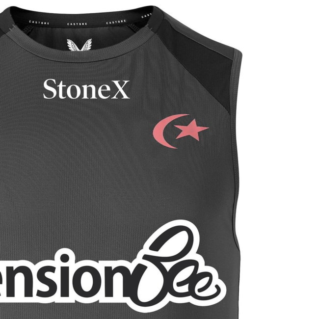 2026-2027 Saracens Rugby Training Vest (Gunmetal)