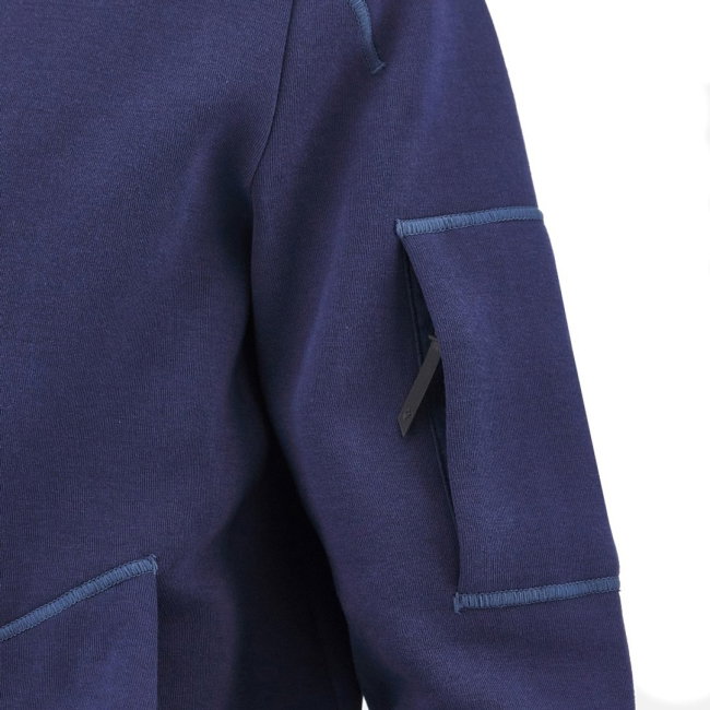 2026-2027 Edinburgh Rugby Full Zip Tech Hoodie (Navy)