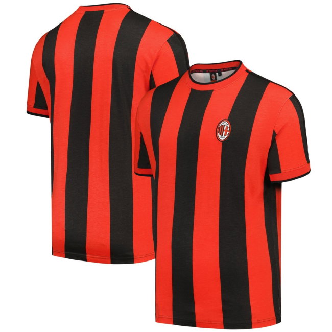 1998 AC Milan Archive T-shirt (Red-Black)