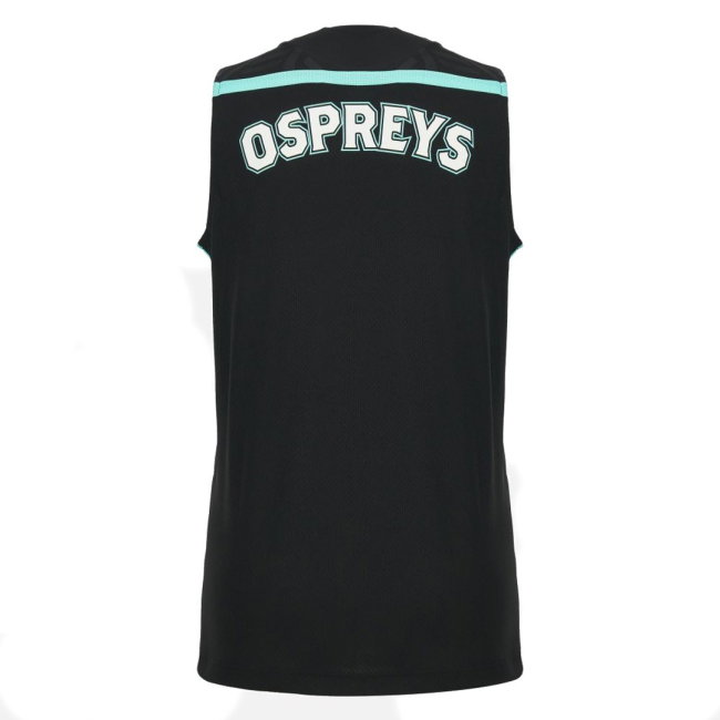2026-2027 Ospreys Rugby Poly Sleeveless Training Shirt (Black)