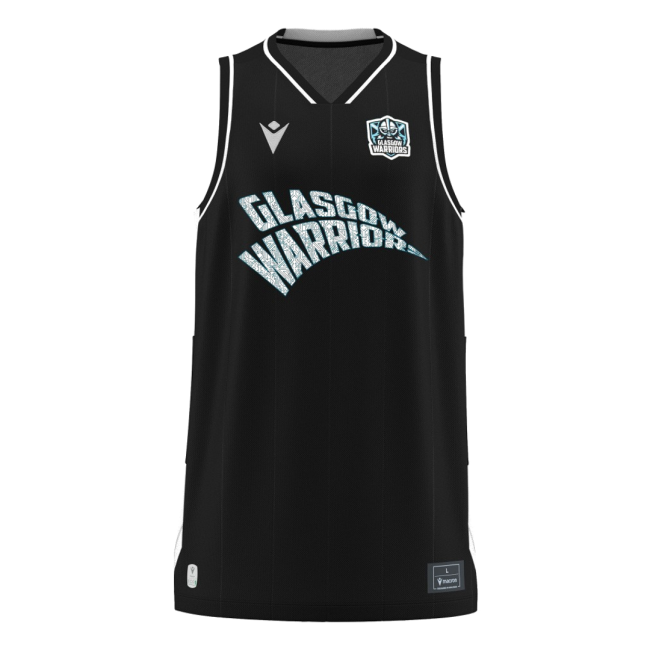 2026-2027 Glasgow Warriors Basketball Vest (Black) (Your Name)