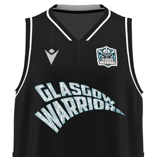 2026-2027 Glasgow Warriors Basketball Vest (Black)