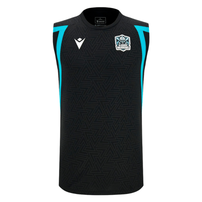 2026-2027 Glasgow Warriors Sleeveless Poly Training Shirt (Black) (Your Name)