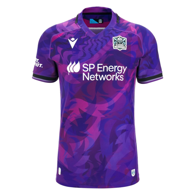 2026-2027 Glasgow Warriors Rugby Training Shirt (Purple) (Your Name)