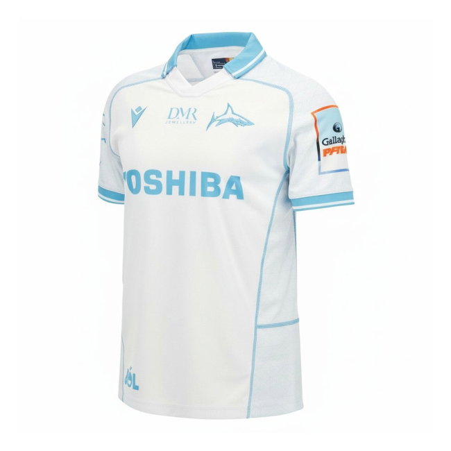 2026-2027 Sale Sharks Poly Away Rugby Shirt (Kids) (Your Name)
