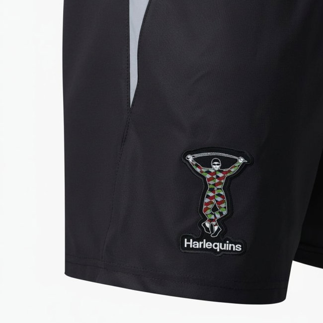 2026-2027 Harlequins Home Shorts (Black)