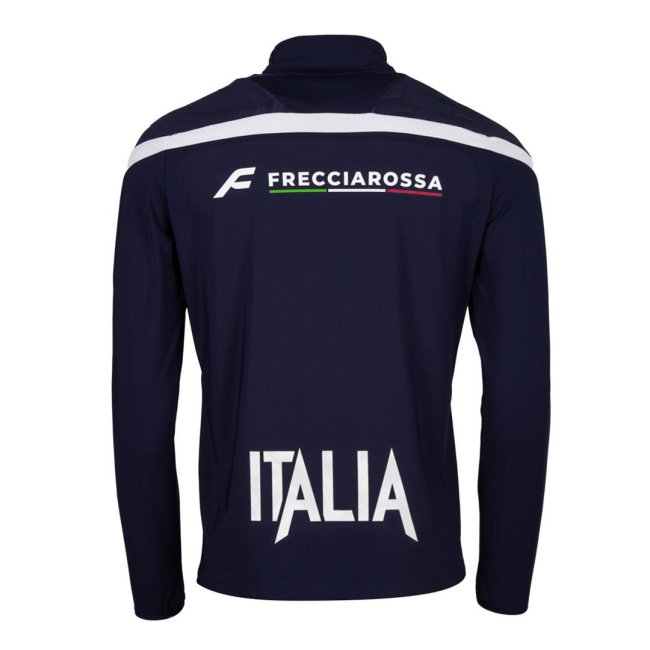 2026-2027 Italy Rugby Training 1/4 Zip (Navy)