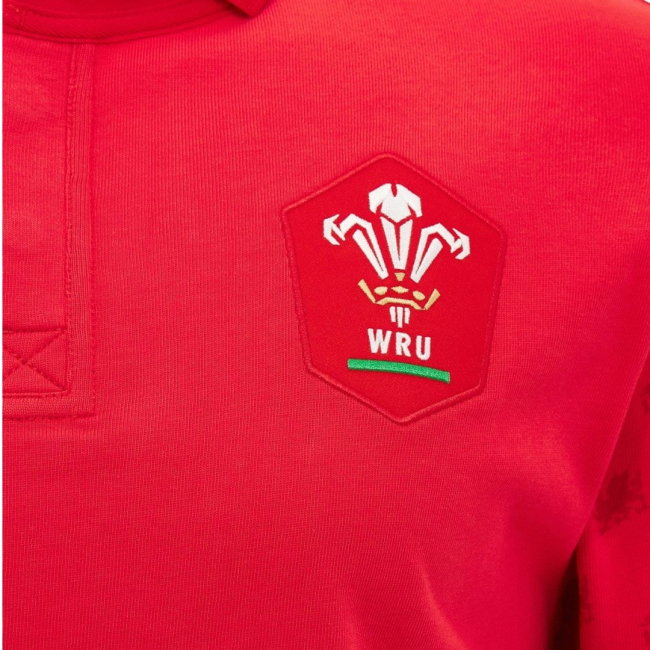 2026-2027 Wales WRU Rugby Home Cotton Long Sleeve Shirt