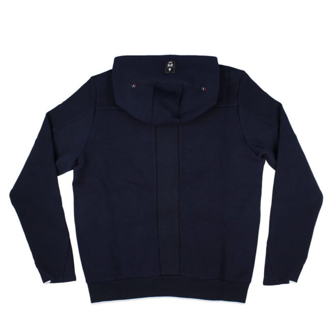 2026-2027 Italy Rugby Full Zip Travel Hoodie (Navy)