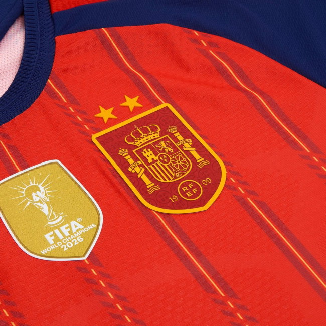 2026-2027 Spain Authentic Home WC WINNERS Shirt