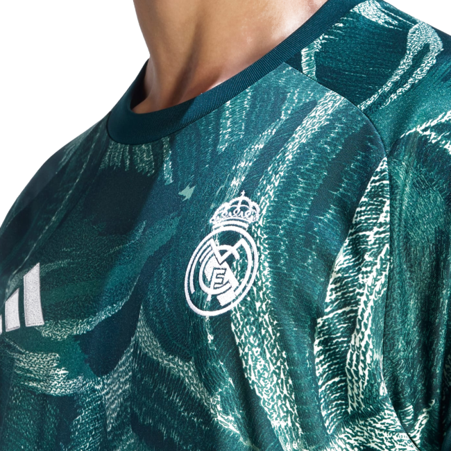 2026-2027 Real Madrid Pre-Match Shirt (Aurora Ivy)