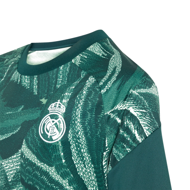 2026-2027 Real Madrid Pre-Match Shirt (Aurora Ivy) - Kids (Valverde 8)