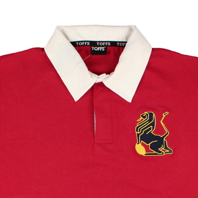 Spain 1929 Home Vintage Long Sleeve Rugby Shirt