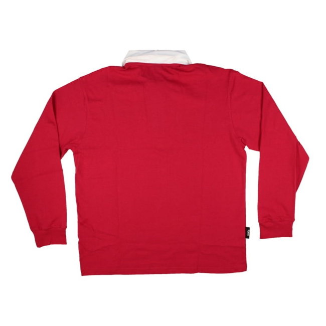 Tonga 1923 Home Vintage Rugby Long Sleeve Shirt (Red)