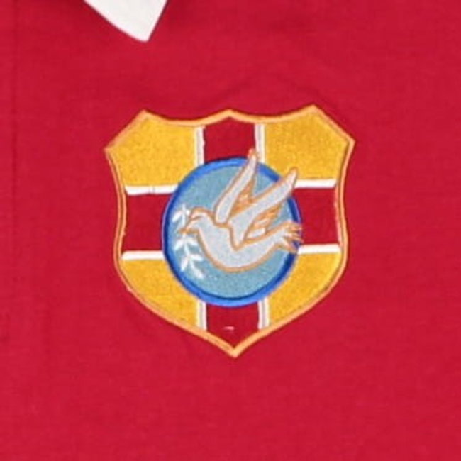 Tonga 1923 Home Vintage Rugby Long Sleeve Shirt (Red)