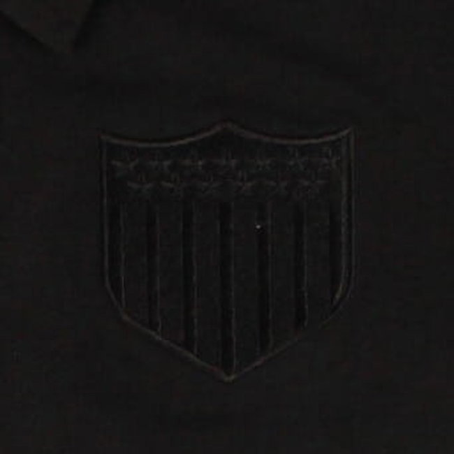 USA Blackout Badge Long Sleeve Vintage Rugby Shirt