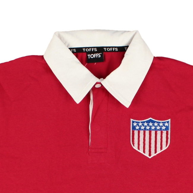 USA 1912 Limited Edition Vintage Long Sleeve Rugby Shirt