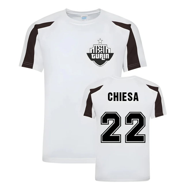 Federico Chiesa Juventus Sports Training Jersey (White)
