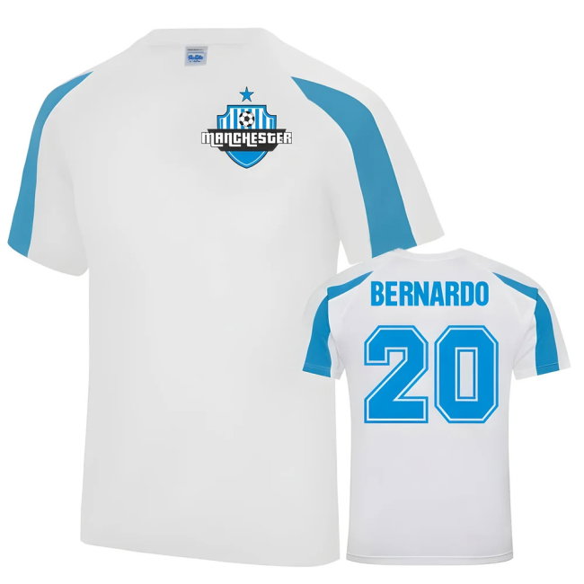 Bernardo Silva Man City Sports Training Jersey (White)