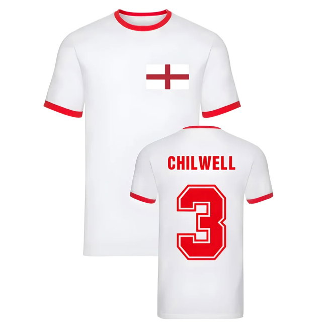 Ben Chilwell England Ringer Tee (White)