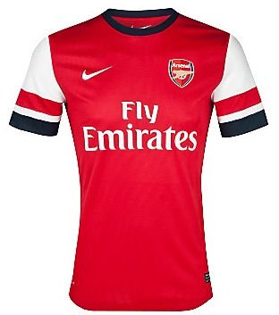 2012-13 Arsenal Nike Home Shirt (Chamakh 29) - Kids
