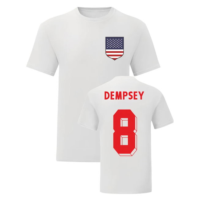 Clint Dempsey USA National Hero Tee (White)