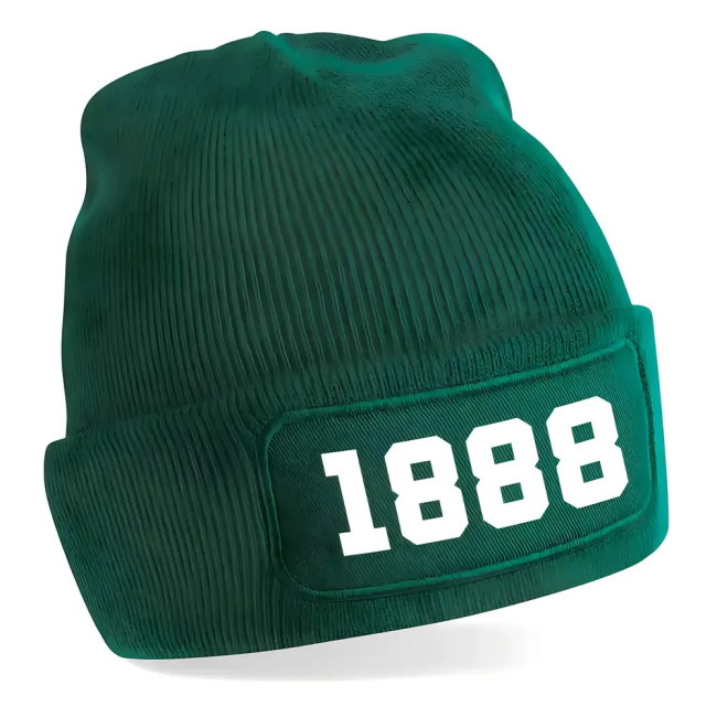 Glasgow 1888 Football Beanie Hat (Green)