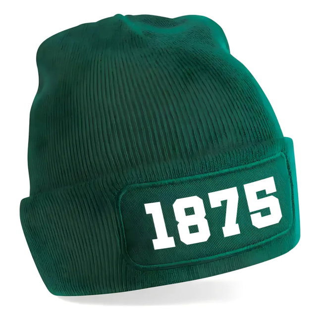 Edinburgh 1875 Football Beanie Hat (Green)