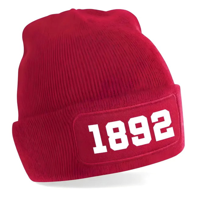 Liverpool 1892 Football Beanie Hat (Red)