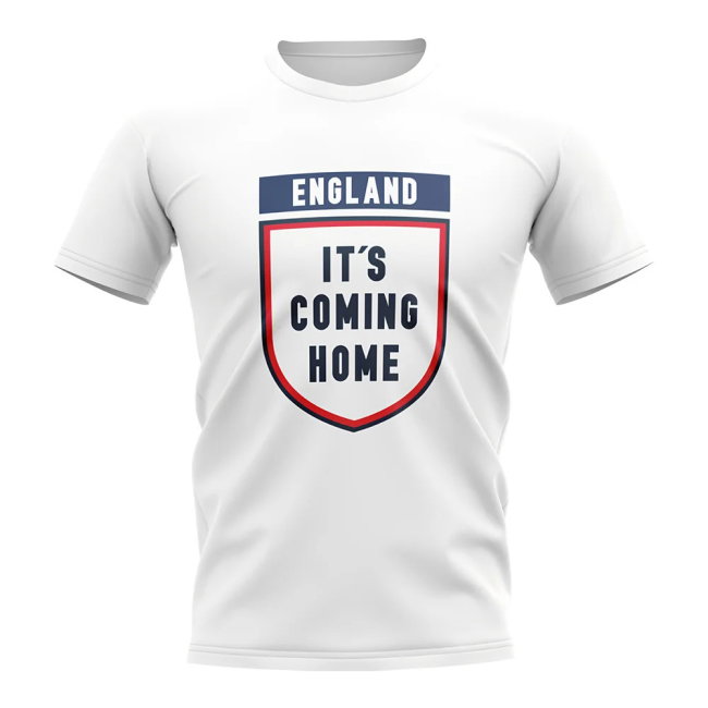 England Its Coming Home T-Shirt - White