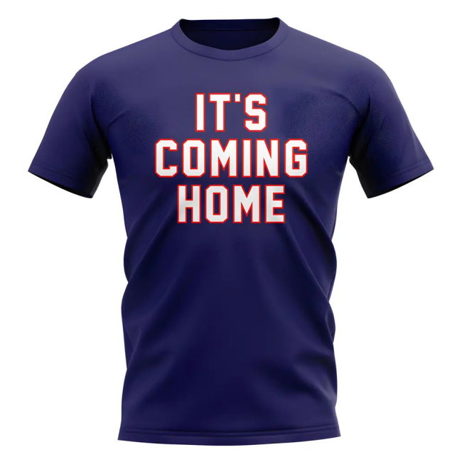 England Footballs Coming Home T-Shirt (Navy)