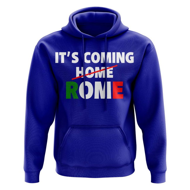 Italy Its Coming Rome Hoody (Royal)