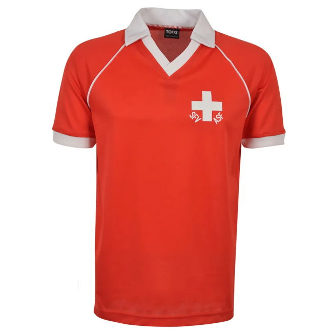 Switzerland 1980 Home Retro Football Shirt (Your Name)