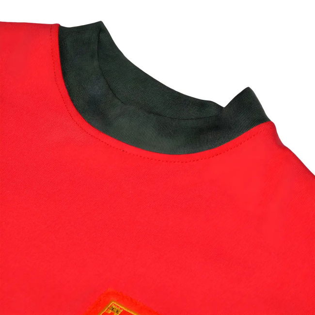 Portugal Short Sleeve Kids Retro Football Shirt