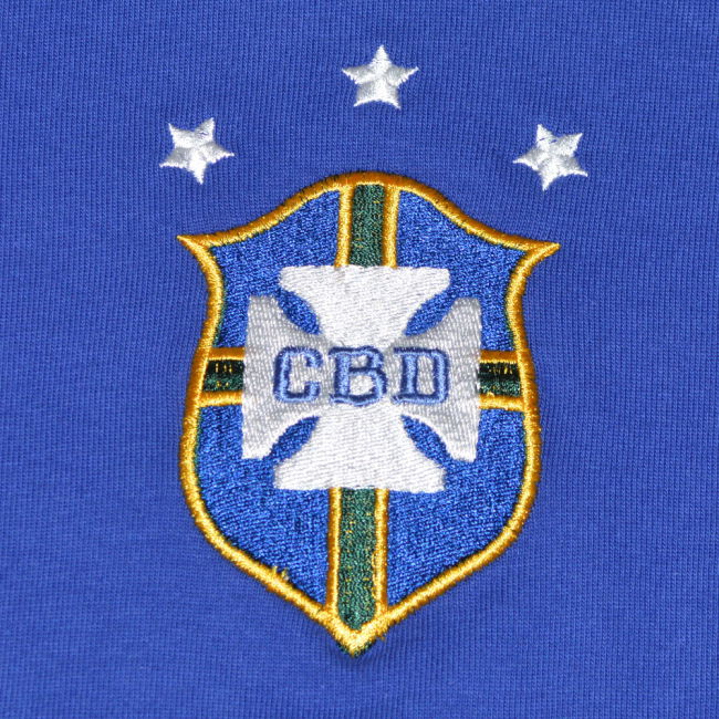 Kids Brazil Away Raglan Sleeve Royal/White T-Shirt