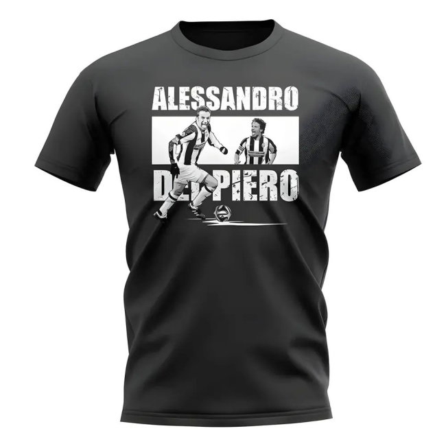 Alessandro Del Piero Player Collage T-Shirt (Black)