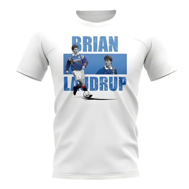 Brian Laudrup Player Collage T-Shirt (White)