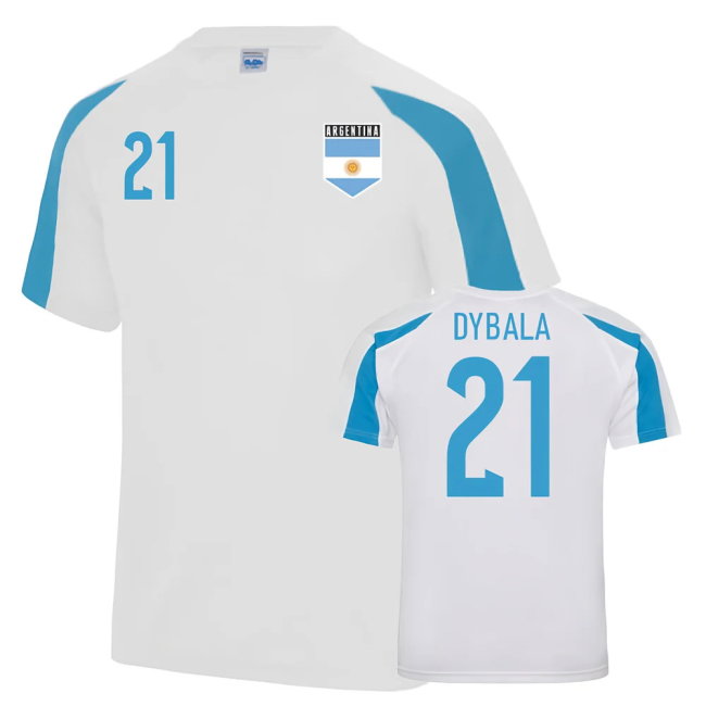 Argentina Sports Training Jersey (Dybala 21)