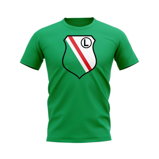 Legia Warsaw Logo T-shirt (Green) (Your Name)