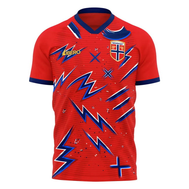 2025-2026 Norway Pre-Match Concept Shirt Adult Short Sleeve (Carew 10)