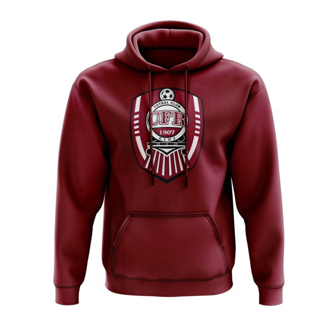 CFR Cluj Logo Hoody (Maroon)