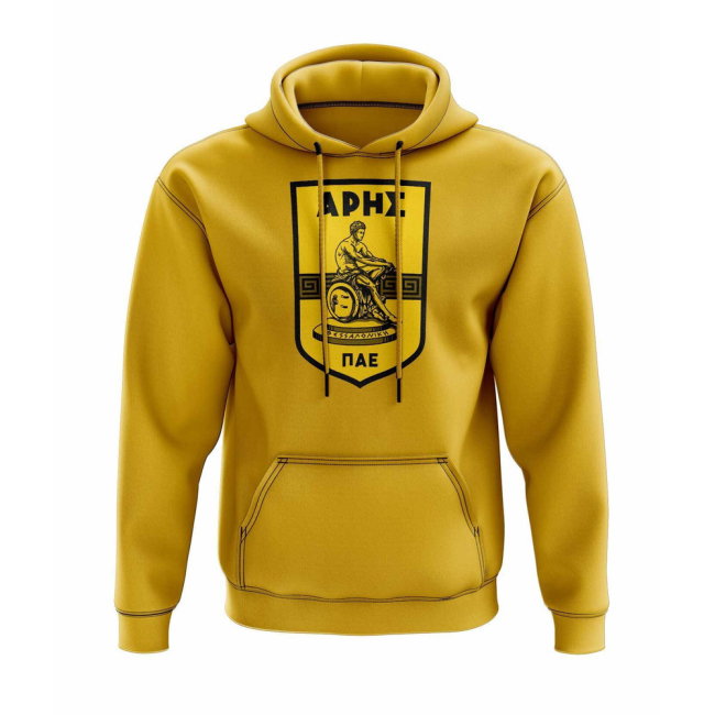 Aris Thesaloniki Logo Hoody (Yellow)