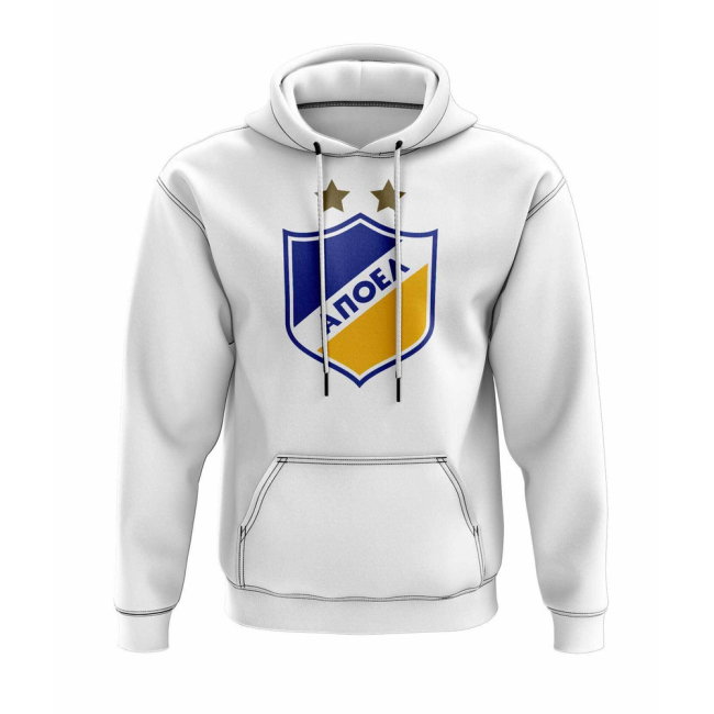 APOEL Nicosia Logo Hoody (White)