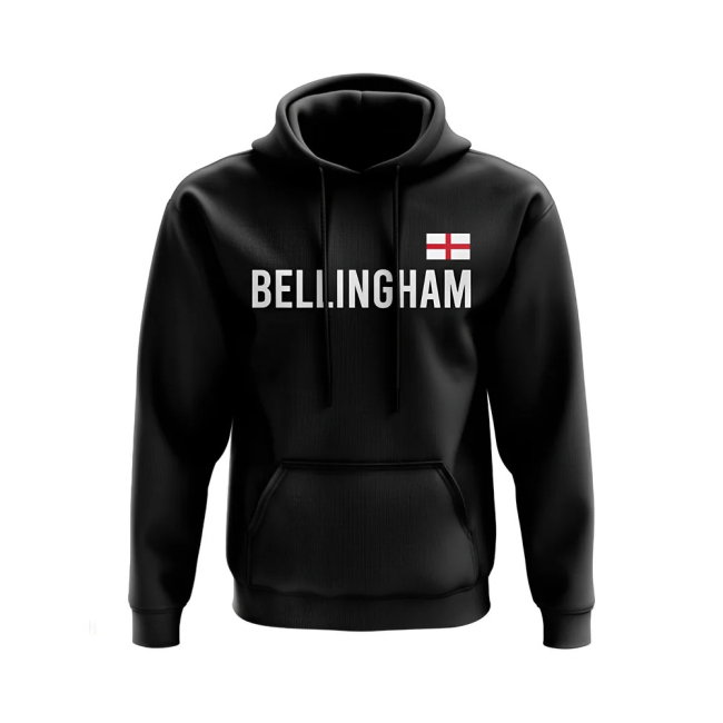 Jude Bellingham England Name Hoody (Black)